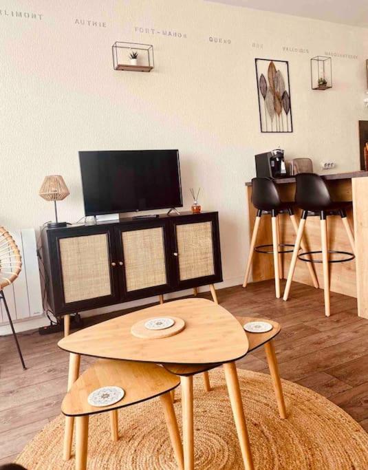 Studio Entre Mer Et Dunes Avec Balcon Vue Laterale Mer 50M Plage Pour 3 Pers Wifi Menage Compris Fort-Mahon-Plage Extérieur photo